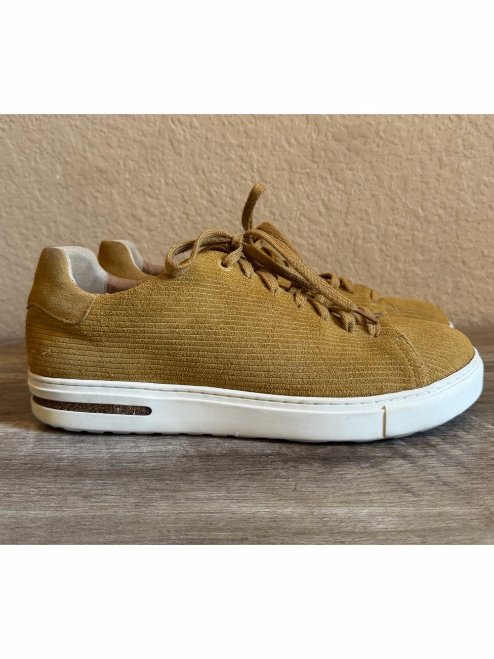 Birkenstock Bend Low Suede Leather Sneakers Embossed Corduroy ribbed suede - Picture 2 of 13